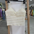 Cargar imagen en el visor de la galería, Conjunto beige top y falda