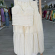 Cargar imagen en el visor de la galería, Conjunto beige top y falda