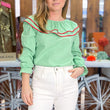 Cargar imagen en el visor de la galería, Camisa verde baberola