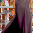 Cargar imagen en el visor de la galería, Vestido largo chocolate