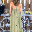 Cargar imagen en el visor de la galería, Vestido kaki con lazada