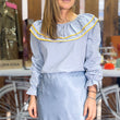 Cargar imagen en el visor de la galería, Camisa baberola azul