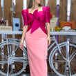 Cargar imagen en el visor de la galería, Vestido Gala fucsia