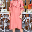Cargar imagen en el visor de la galería, Vestido coral lazo