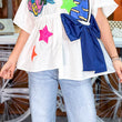 Cargar imagen en el visor de la galería, Camisa asimetrica lazo