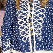 Cargar imagen en el visor de la galería, Chaqueta flor azul