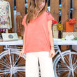 Cargar imagen en el visor de la galería, Camisa coral lentejuelas