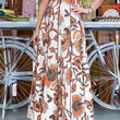 Cargar imagen en el visor de la galería, Vestido flores naranja