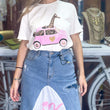 Cargar imagen en el visor de la galería, Falda vaquera estampada