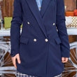 Cargar imagen en el visor de la galería, Chaqueta azul marino thj