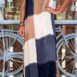 Cargar imagen en el visor de la galería, Vestido estampado cuadros azul