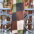 Cargar imagen en el visor de la galería, Vestido estampado cuadros verde