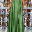 Cargar imagen en el visor de la galería, Vestido verde raso