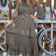 Cargar imagen en el visor de la galería, Vestido gasa autum