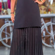Cargar imagen en el visor de la galería, Vestido negro gasa