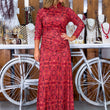 Cargar imagen en el visor de la galería, Vestido coral estampado