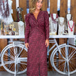 Cargar imagen en el visor de la galería, Vestido granate nudo