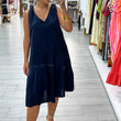 Cargar imagen en el visor de la galería, Vestido corto tirante nudo