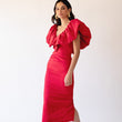 Cargar imagen en el visor de la galería, Vestido Agata rojo Blanca Martín