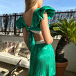 Cargar imagen en el visor de la galería, Vestido Ainara verde Panambi