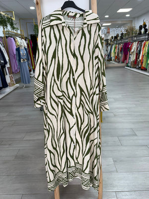 Vestido oversize verde
