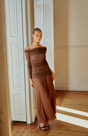 Vestido Pinsapo marrón