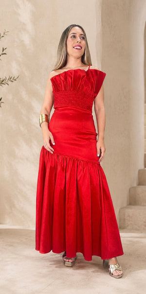 Vestido Valeria rojo