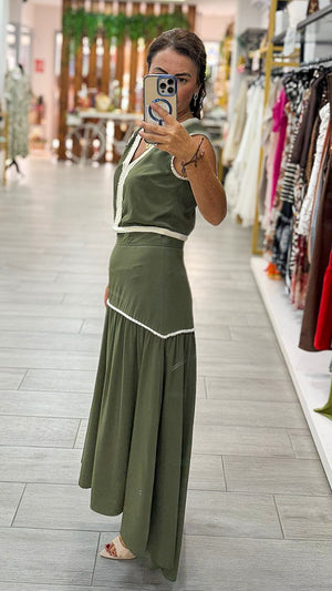 Conjunto verde vivo