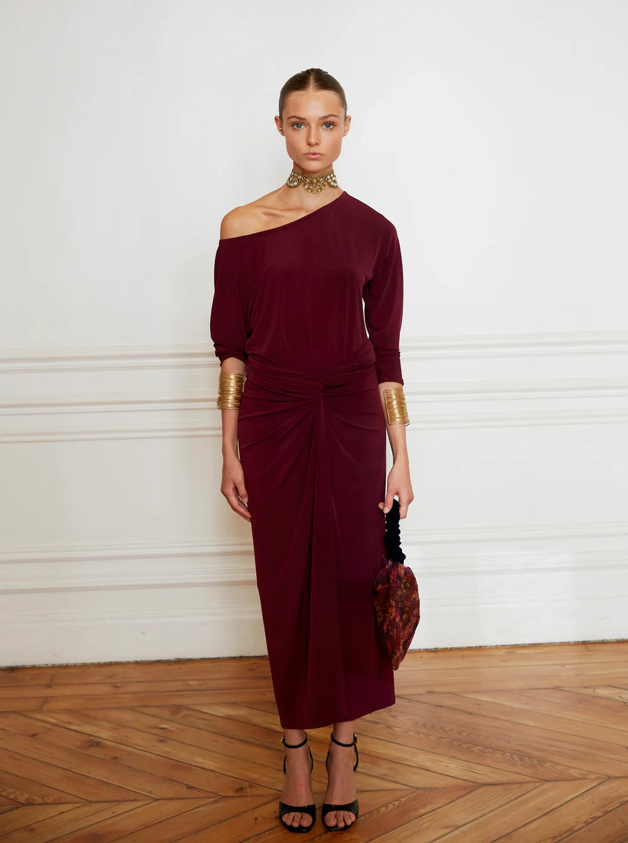 Vestido encina Berenjena