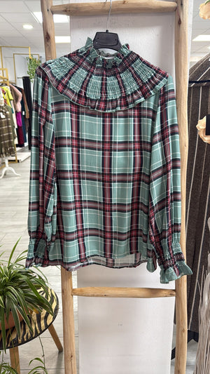 Camisa cuadros engomada