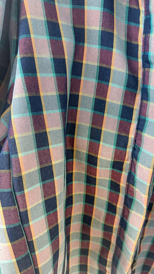 Camisa cuadros abullonada