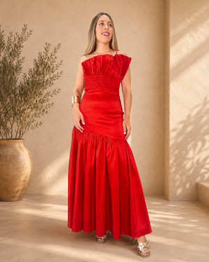 Vestido Valeria rojo