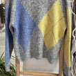 Cargar imagen en el visor de la galería, Jersey amarillo gris y azul
