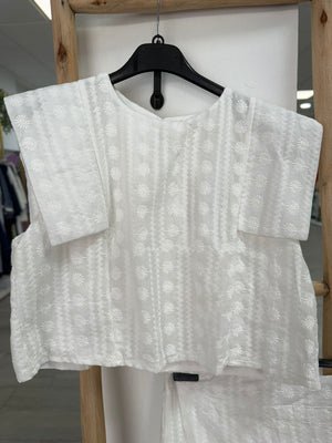 Conjunto top y falda