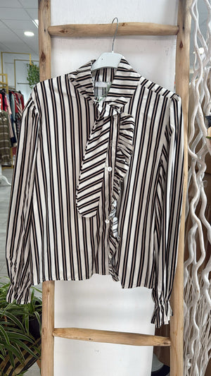 Blusa ópalo rayas