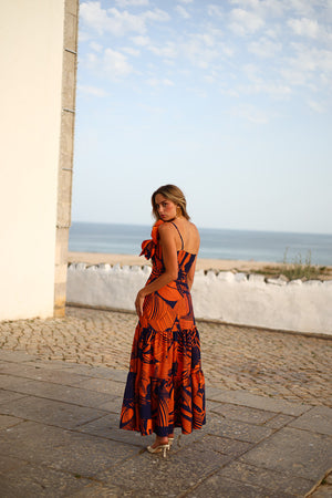 Vestido curranba naranja