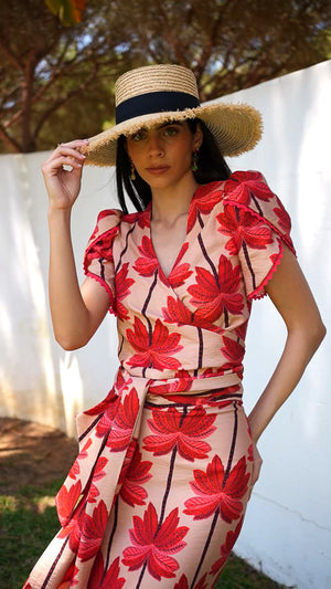 Vestido Heydy palmeras