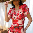 Cargar imagen en el visor de la galería, Vestido Heydy palmeras
