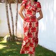 Cargar imagen en el visor de la galería, Vestido Heydy palmeras
