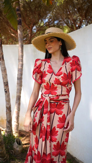 Vestido Heydy palmeras