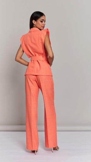 Conjunto dos piezas rustico lino