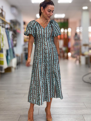 Vestido safari
