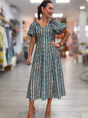 Vestido safari