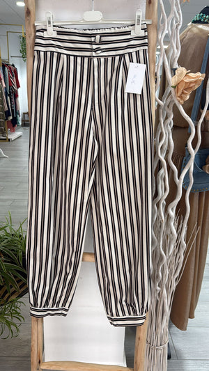 Pantalón ópalo rayas