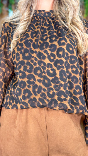 Blusa leopardo