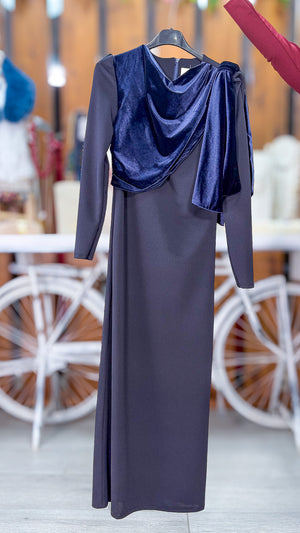 Vestido lazo hombro