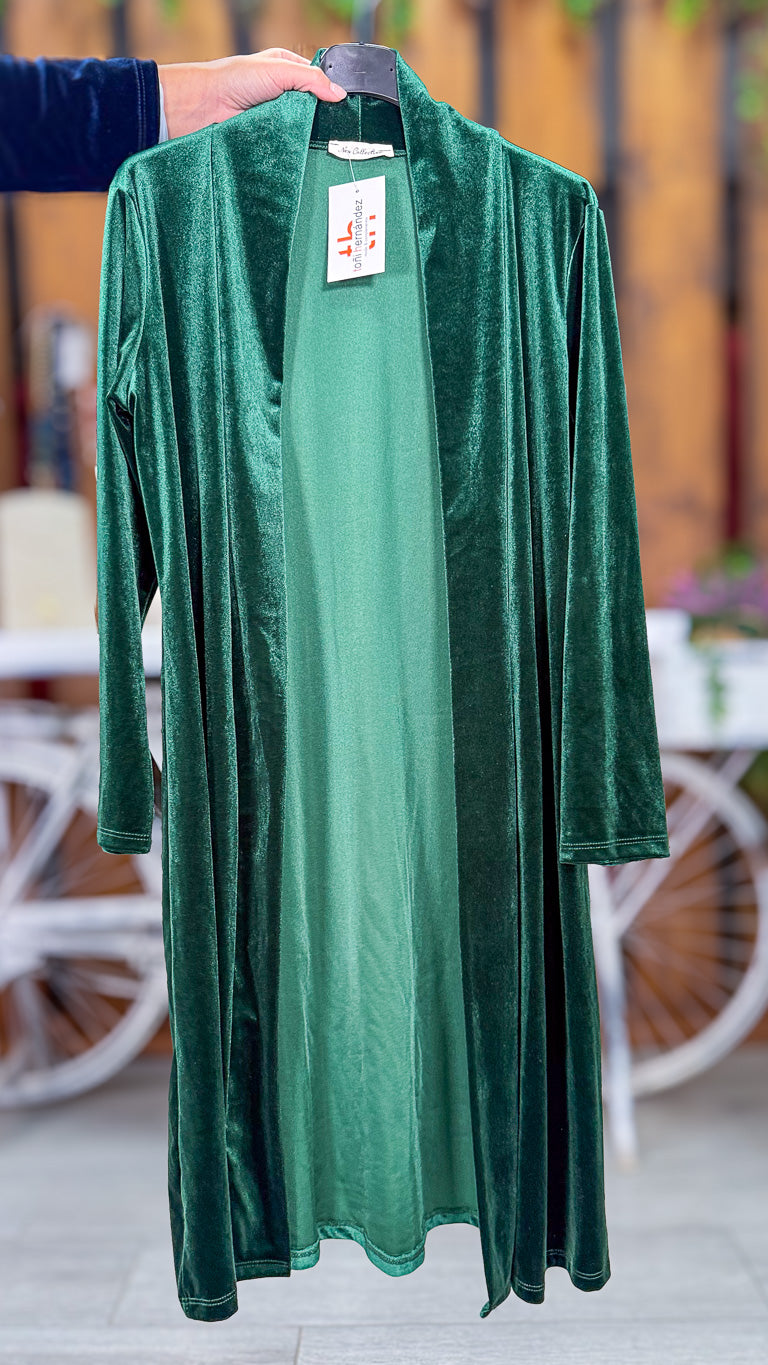 kimono terciopelo largo
