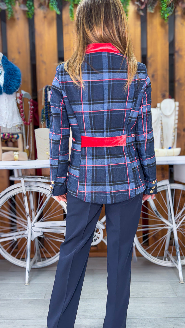 Pantalón azul marino recto