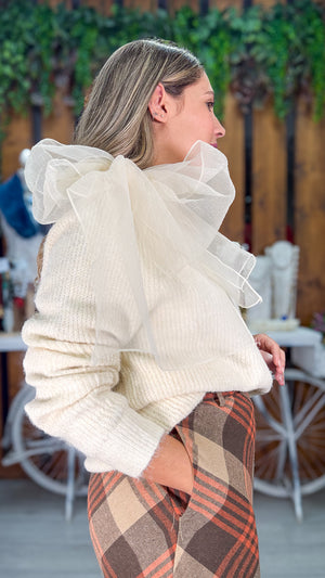 Jersey lazo organza