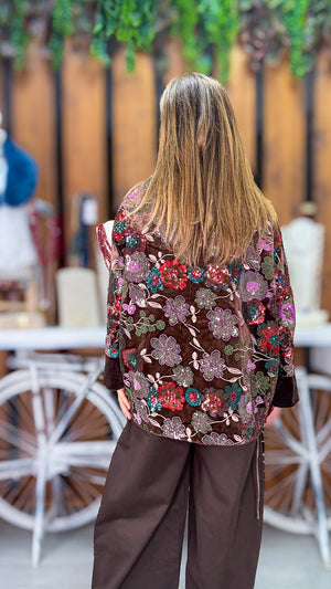 Kimono de pedrería